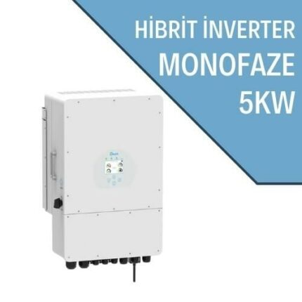 5KW HİBRİT MONOFAZE İNVERTER 5KWH