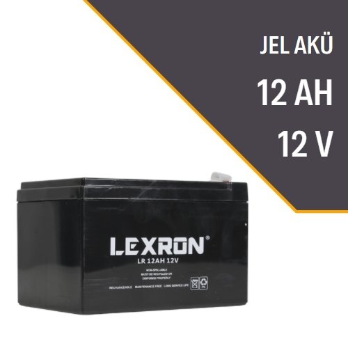 LEXRON 12AH-12V KURU TİP AKÜ LXR12 LEXRON 12AH-12V KURU TİP AKÜ LXR12 - Görsel 1