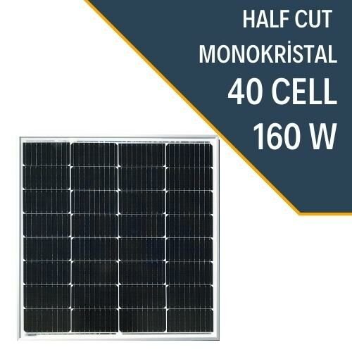 LEXRON 160W HALF CUT MONOKRİSTAL GÜNEŞ PANELİ SP160M LEXRON 160W HALF CUT MONOKRİSTAL GÜNEŞ PANELİ SP160M - Görsel 1