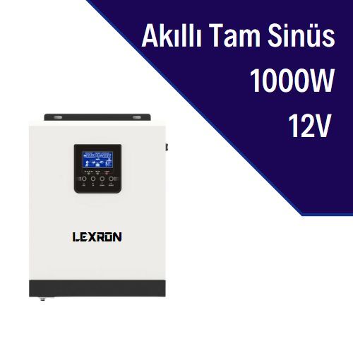 LEXRON 1KVA 12V AKILLI İNVERTER LEXRON KL1000LXR LEXRON 1KVA 12V AKILLI İNVERTER LEXRON KL1000LXR - Görsel 1