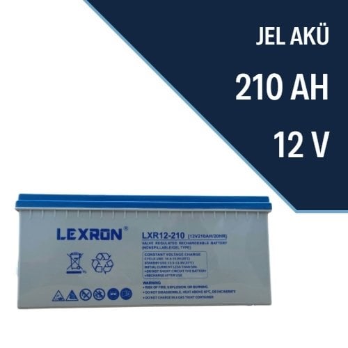 LEXRON 210AH JEL AKÜ LXR210 LEXRON 210AH JEL AKÜ LXR210 - Görsel 1