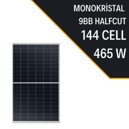 LEXRON 465W 9BB HALF CUT MONOKRISTAL GÜNEŞ PANELİ LXR-465M