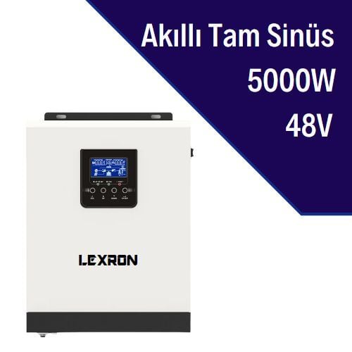 LEXRON 5KVA AKILLI İNVERTER KS5000 LEXRON 5KVA AKILLI İNVERTER KS5000 - Görsel 1