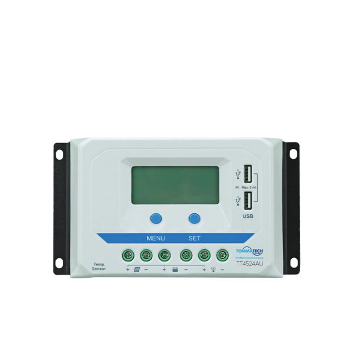 TommaTech 45A 12/24 2USB PWM Şarj Kontrol Chz. SSC-21-PWM45-24LCD2USB TommaTech 45A 12/24 2USB PWM Şarj Kontrol Chz. SSC-21-PWM45-24LCD2USB - Görsel 1