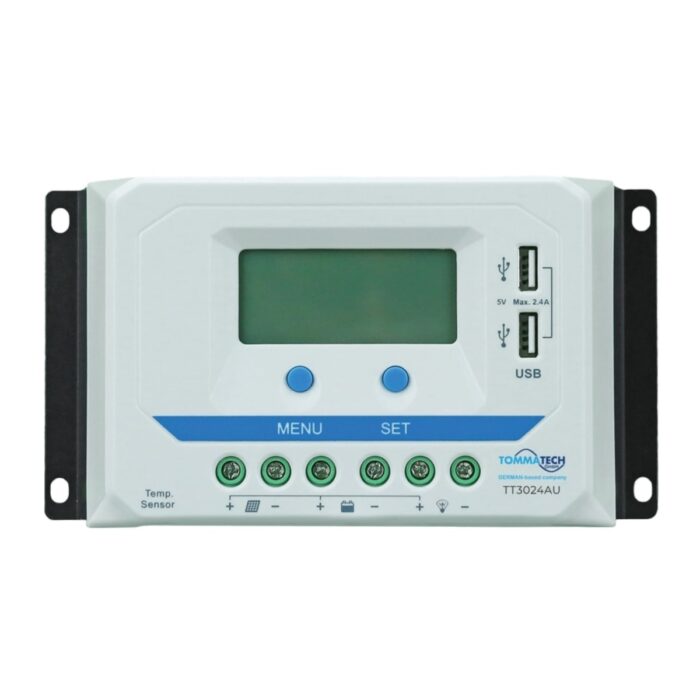 TommaTech 60A 12/24V PWM Şarj Kontrol Chz. SSC-05-PWM60-12-24-2USB TommaTech 60A 12/24V PWM Şarj Kontrol Chz. SSC-05-PWM60-12-24-2USB - Görsel 1