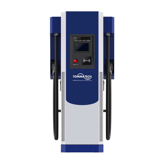 TommaTech Ticari 60kW DC Elektrikli Araç Şarj İstasyonu EVC-TT-DC060KW-CCS2-TF - Görsel 1