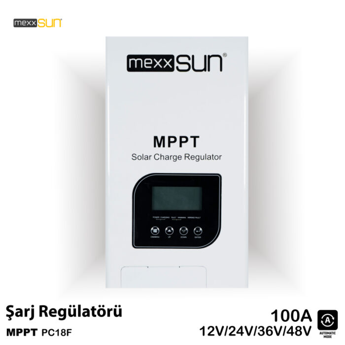 MEXXSUN (PC18F) 100A MPPT 12/24/48V RG100.18MPMX.004 - Görsel 1
