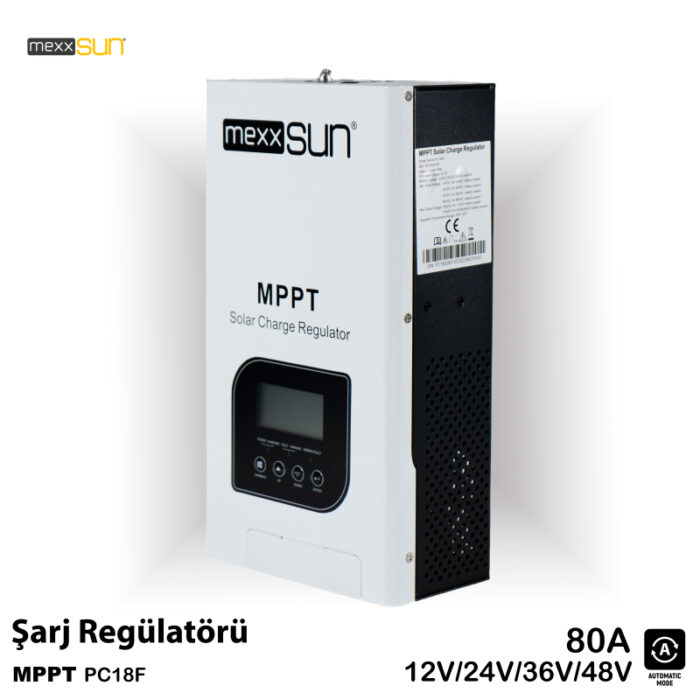 MEXXSUN (PC18F) 80A MPPT 12/24/48V RG080.18MPMX.004 - Görsel 3