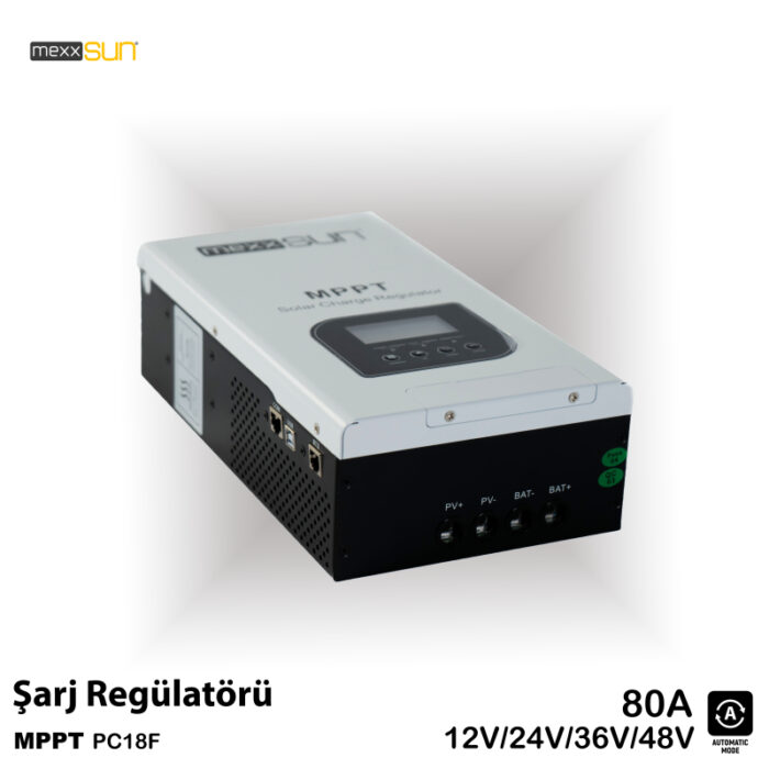MEXXSUN (PC18F) 80A MPPT 12/24/48V RG080.18MPMX.004 - Görsel 4